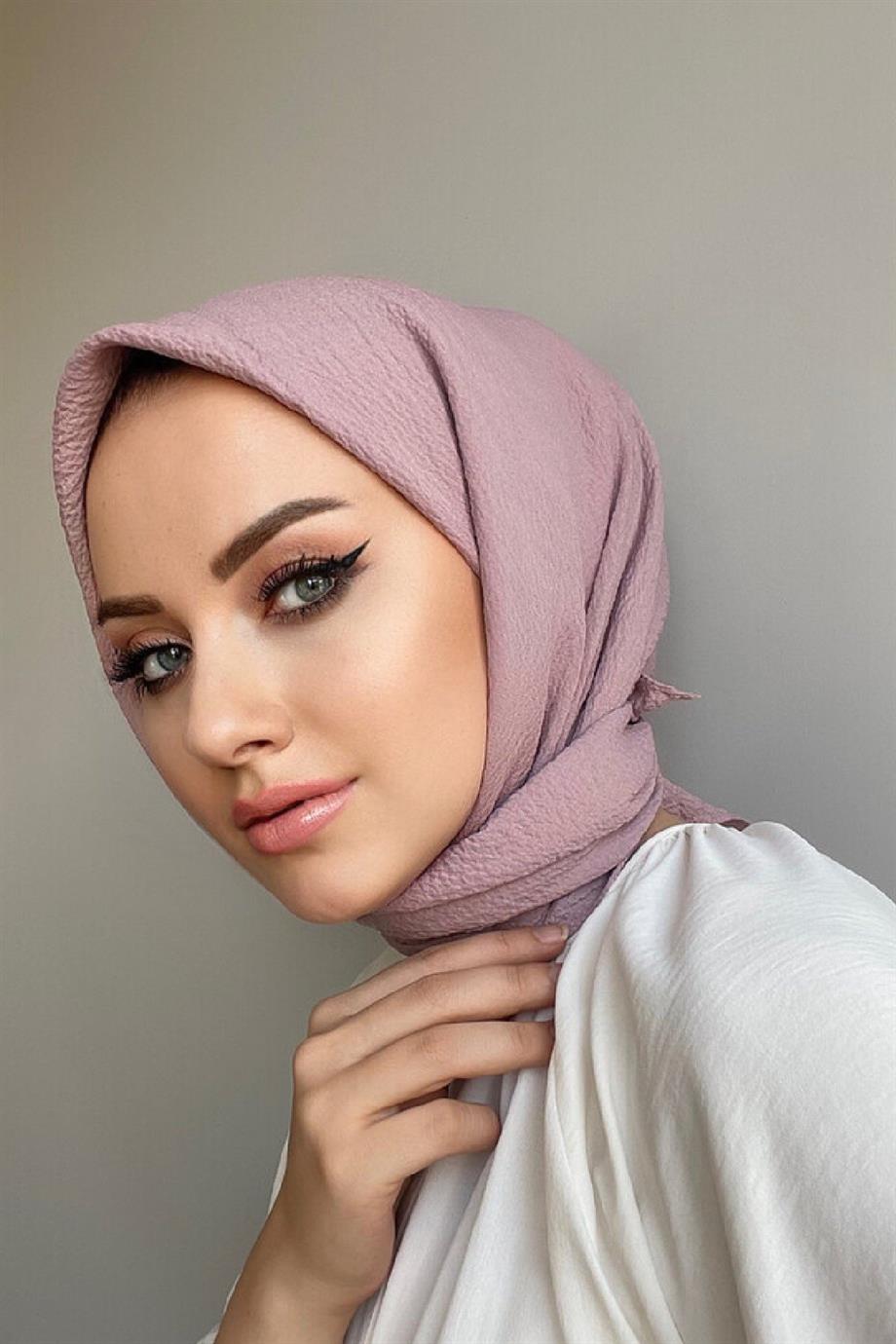 Naturel Eşarp - Lila - Organic ScarfsOrganic Scarfs