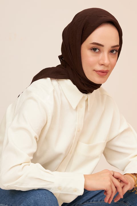 Organic Bambu Eşarp - Acı Kahve - Organic ScarfsOrganic Scarfs