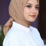 Organic Bambu Eşarp - Camel