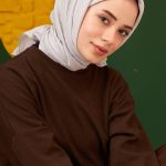 Organic Bambu Eşarp - Gri