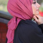 Organic Bambu Eşarp - Menekşe