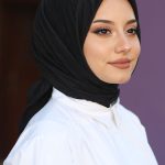 Organic Bambu Eşarp - Siyah