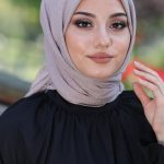 Organic Bambu Eşarp - Gri