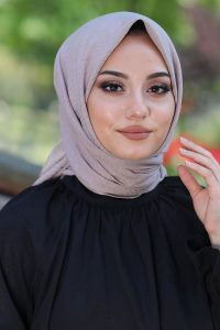 Organic Bambu Eşarp - Gri