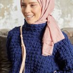 Organic Scarfs Bambu Kraş Şal Modeli - Gelin Gülü