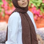 Organic Scarfs Bürümcük Şal Modeli - Acı Kahve