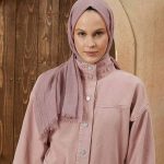 Organic Scarfs Bürümcük Şal Modeli - Soğuk Pembe