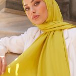 Organic Scarfs Pamuk Kraş Cazz Şal Modeli - Güne Bakan