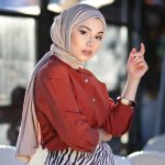 Organic Scarfs Tesettür Penye Şal Hijap Modeli - Açık Vizon