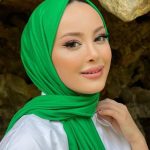 Organic Scarfs Tesettür Penye Şal Hijap Modeli - Benetton