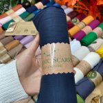 Organic Scarfs Tesettür Penye Şal Hijap Modeli - Gece Mavisi