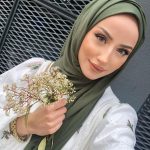 Organic Scarfs Tesettür Penye Şal Hijap Modeli - Haki