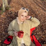 Organic Scarfs Tesettür Penye Şal Hijap Modeli - Sütlü Kahve