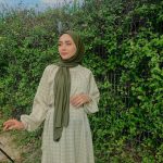 Organic Scarfs Tesettür Penye Şal Hijap Modeli - Yaprak Yeşili