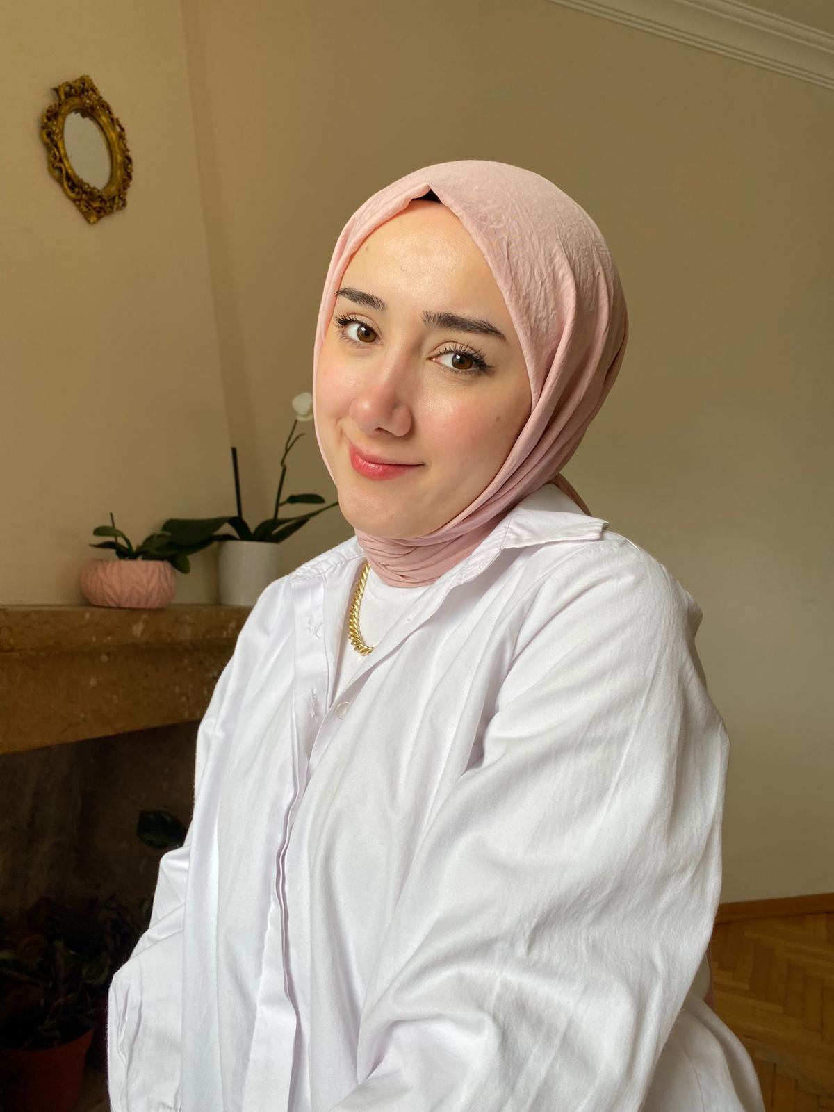 Oxygen His Serisi Pamuk Şal - Pudra - Organic ScarfsOrganic Scarfs