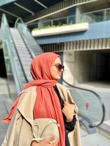 Oxygen His Serisi Pamuk Şal - Şeftali