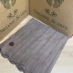 Piliseli Ağaç Kabuğu Eşarp - Vizon