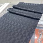 Qoza Desen İpeksi Jakar Şal - Antrasit