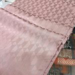 Qoza Desen İpeksi Jakar Şal - Pamuk Şekeri