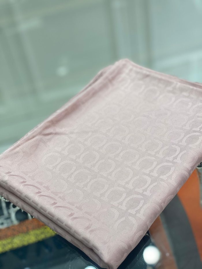 Salvatore İpeksi Jakar Şal - Pamuk Şekeri - Organic ScarfsOrganic Scarfs