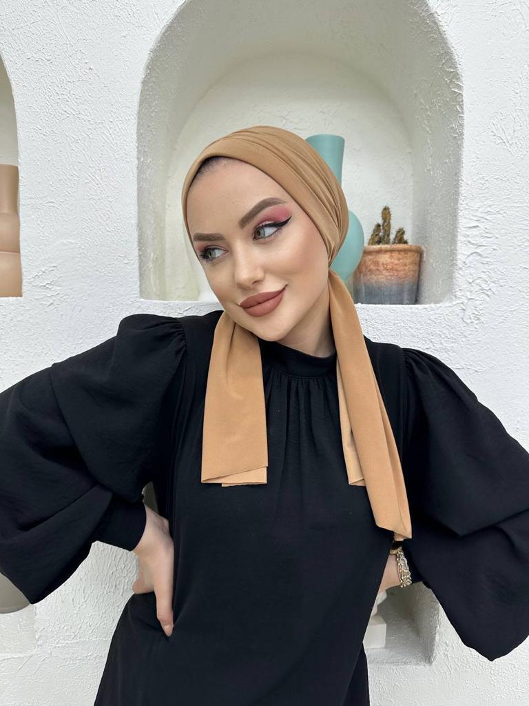 Tasarım Dubai Bone Şal - Camel - Organic ScarfsOrganic Scarfs