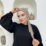 Tasarım Dubai Bone Şal - Vizon