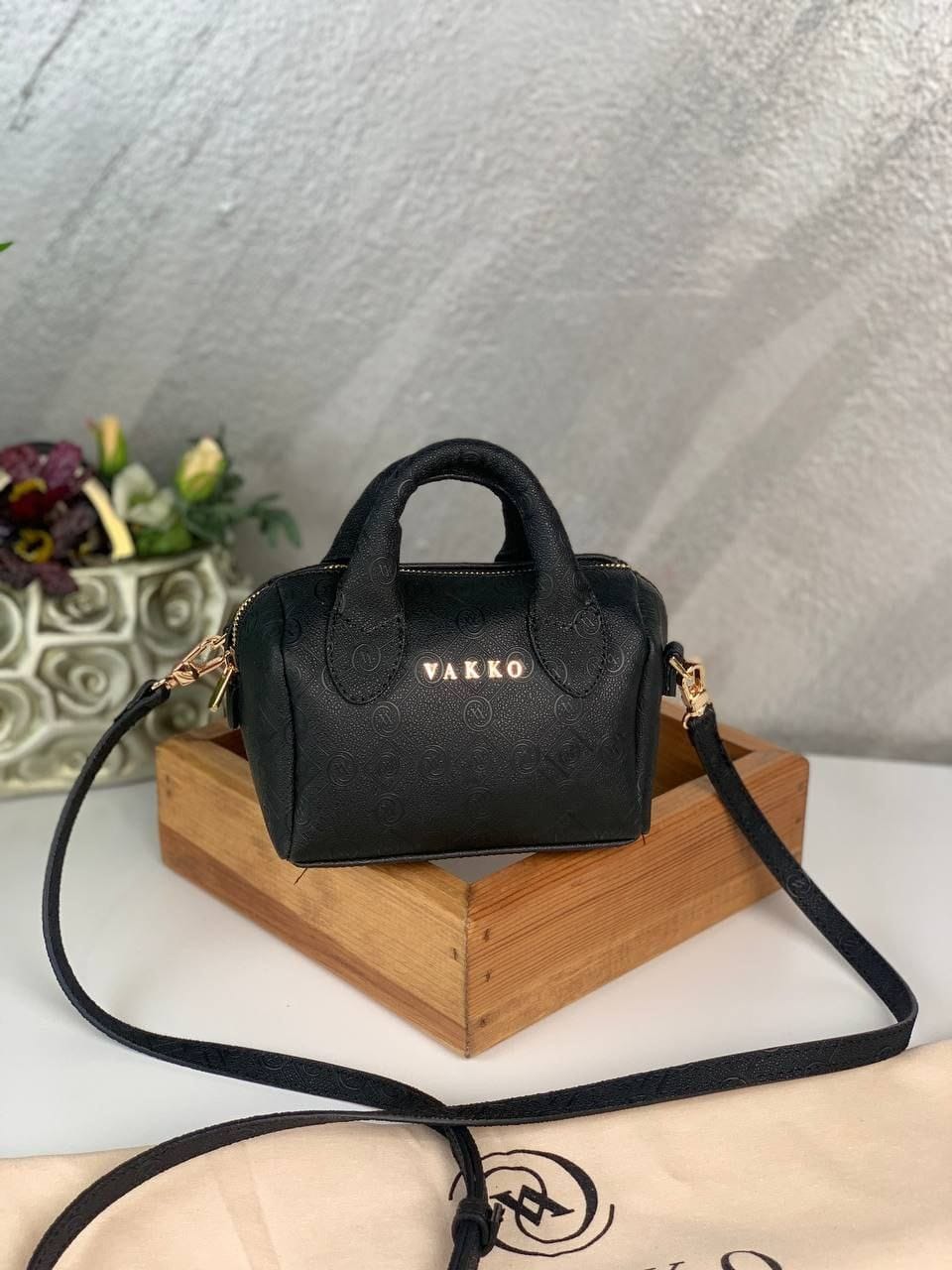 Vakko Çanta Mini - Siyah - Organic ScarfsOrganic Scarfs