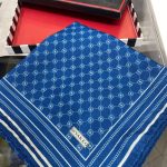 Vakko Desen Keten İpek Eşarp - İndigo