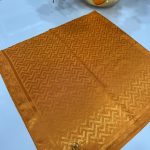 Vakko Zikzak Desen İpeksi Eşarp - Turuncu