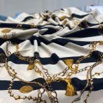 Zincirli Desen Mio Cazz Eşarp - Bej