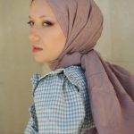 Bambu Kraş Şal - Bal Rengi