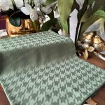 Kazayağı Desen Pamuk İpeksi Şal - Çay Ağacı