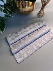 Dior Desen Pamuk İpeksi Jakar Şal 88731 - Gri