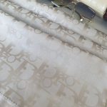 Dior Desen Pamuk İpeksi Jakar Şal 88731 - Soft Vizon