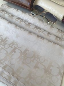 Dior Desen Pamuk İpeksi Jakar Şal 88731 - Soft Vizon