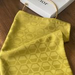 Elmas Desen Pamuk Jakar Şal - Yağ yeşili