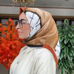 Colors Plus Comfort Kare Desen Eşarp - Kiremit