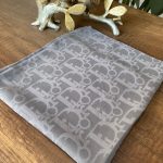 Dior Desen Pamuk Jakar Eşarp 88962 - Antrasit