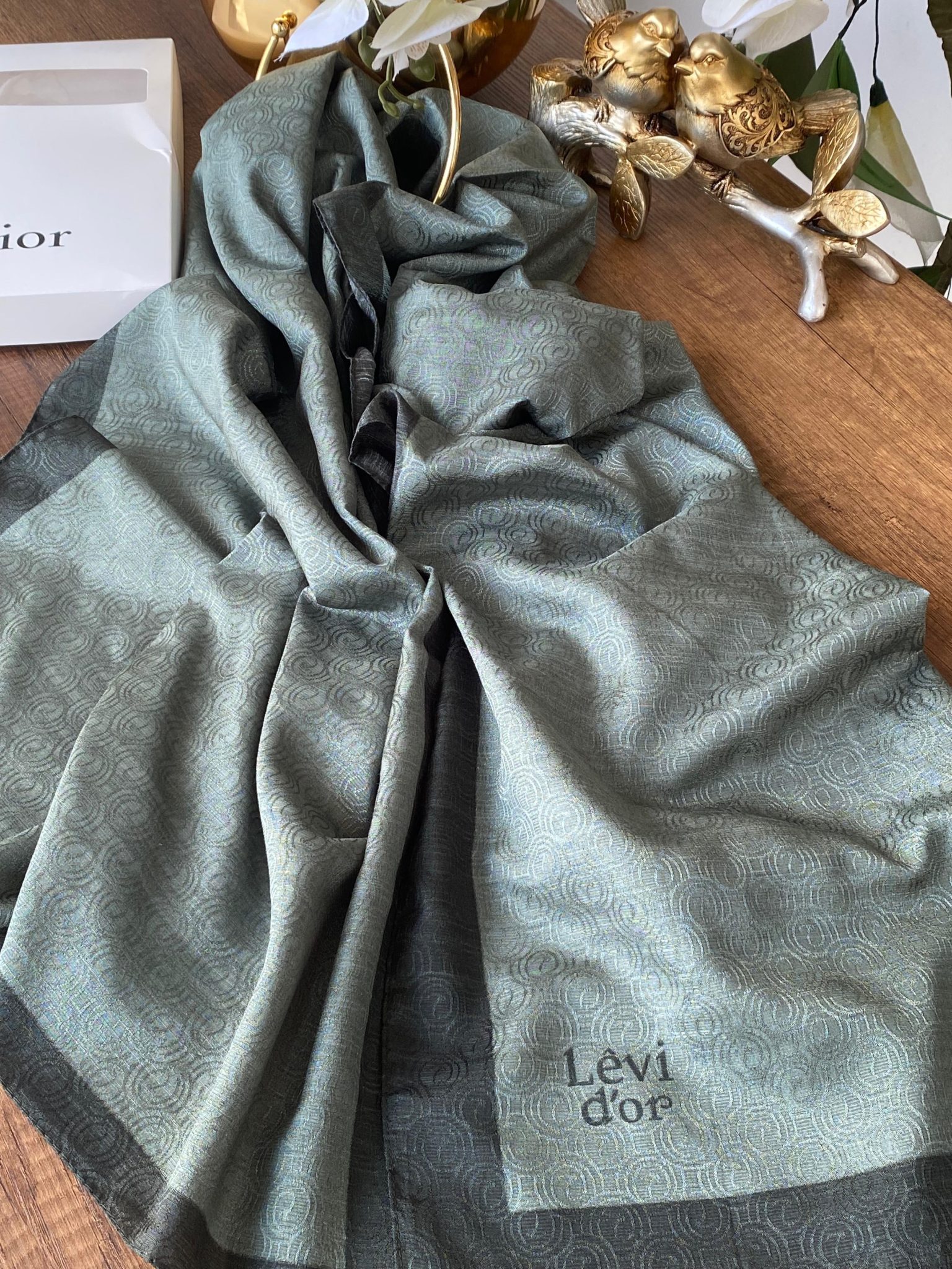 Levidor Monogram Şal - Mint