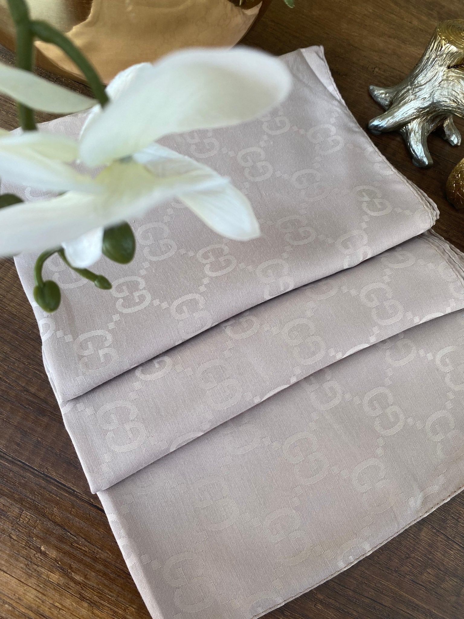 G Desen Pamuk Jakar Eşarp 10442 - Soft Vizon - Organic ScarfsOrganic Scarfs