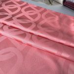 Zincir Desen İpeksi Jakar Şal 45101 - Pamuk Şekeri