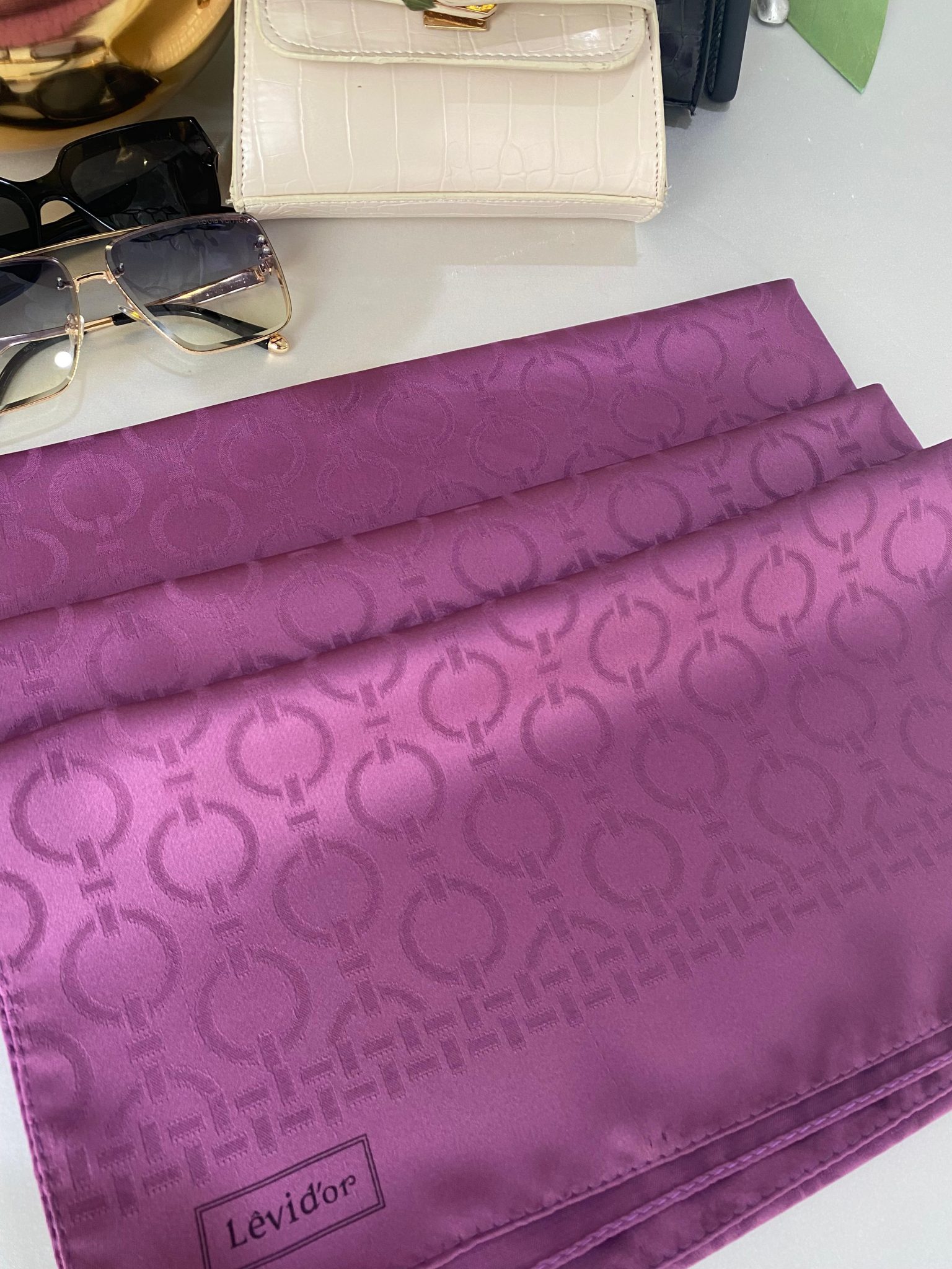 LEVİDOR Dublin Jakarlı Şal 17886 - Lavanta