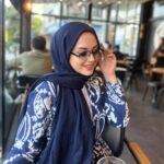 Organic Scarfs Bambu Kraş Şal Modeli - Gece Mavisi