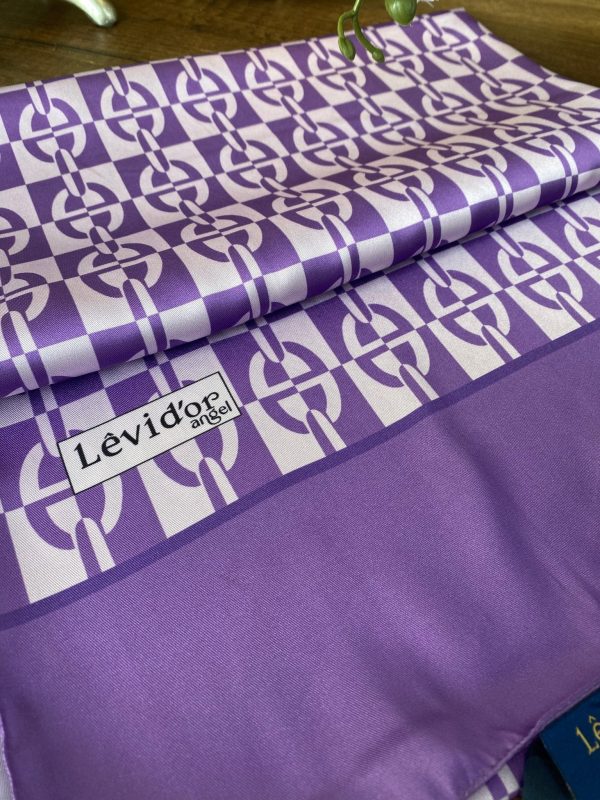 Levidor Angel İpek Şal 17834 - Mürdüm - Organic ScarfsOrganic Scarfs