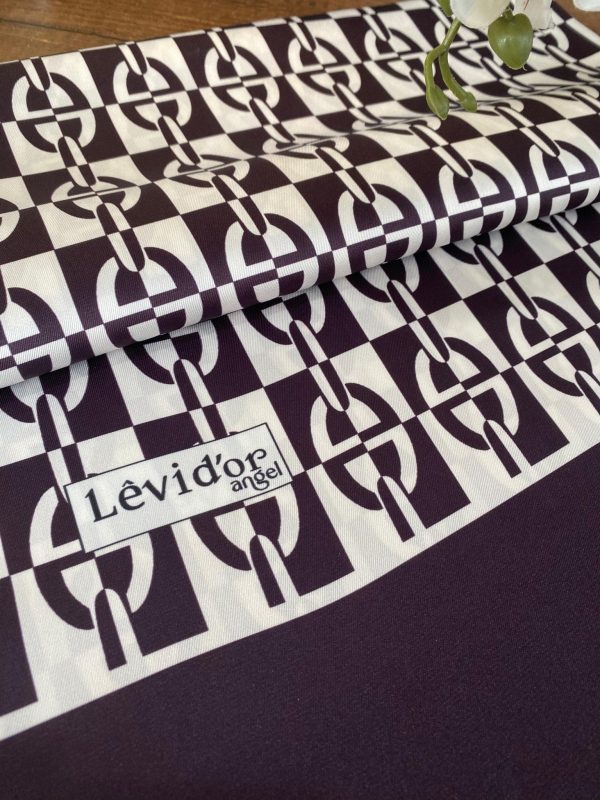 Levidor Angel İpek Şal 17834 - Patlıcan - Organic ScarfsOrganic Scarfs