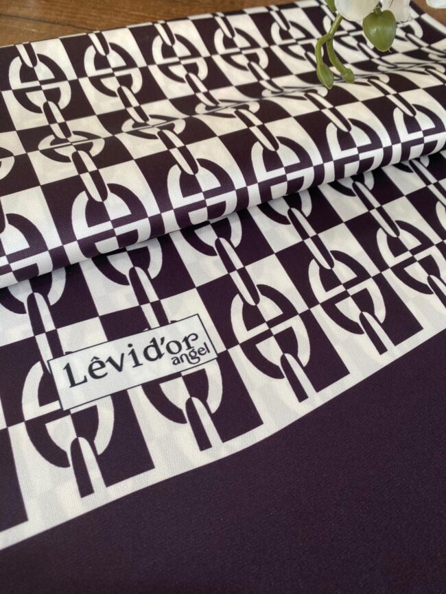 Levidor Angel İpek Şal 17834 - Patlıcan - Organic ScarfsOrganic Scarfs