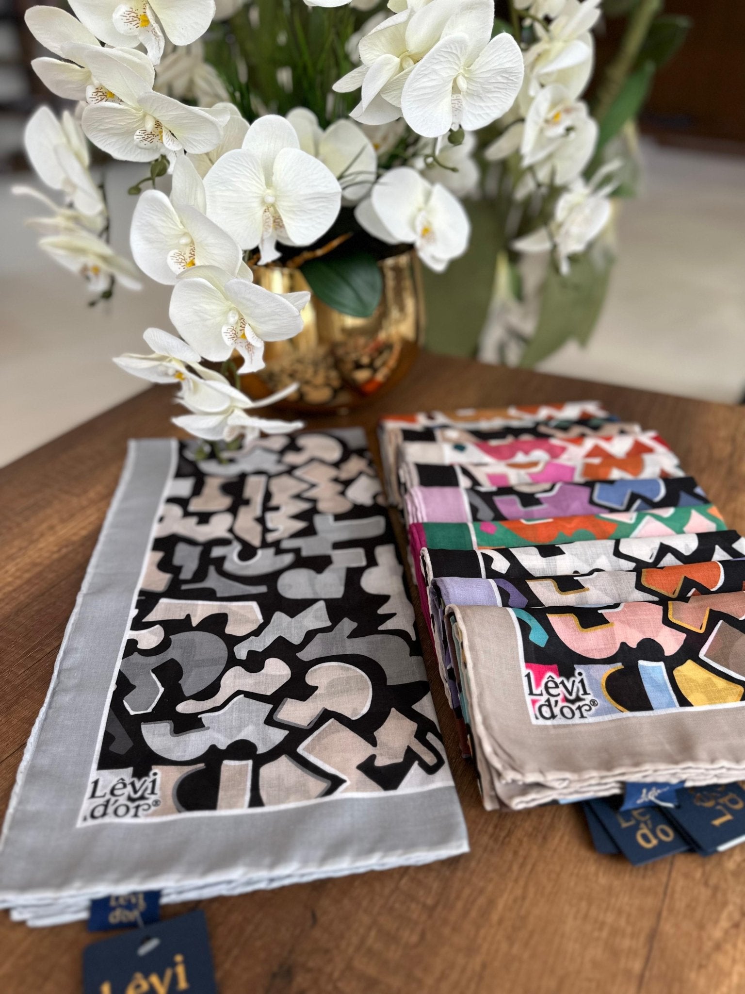 LEVİDOR Cotton Eşarp 16373 - Gümüş - Organic ScarfsOrganic Scarfs