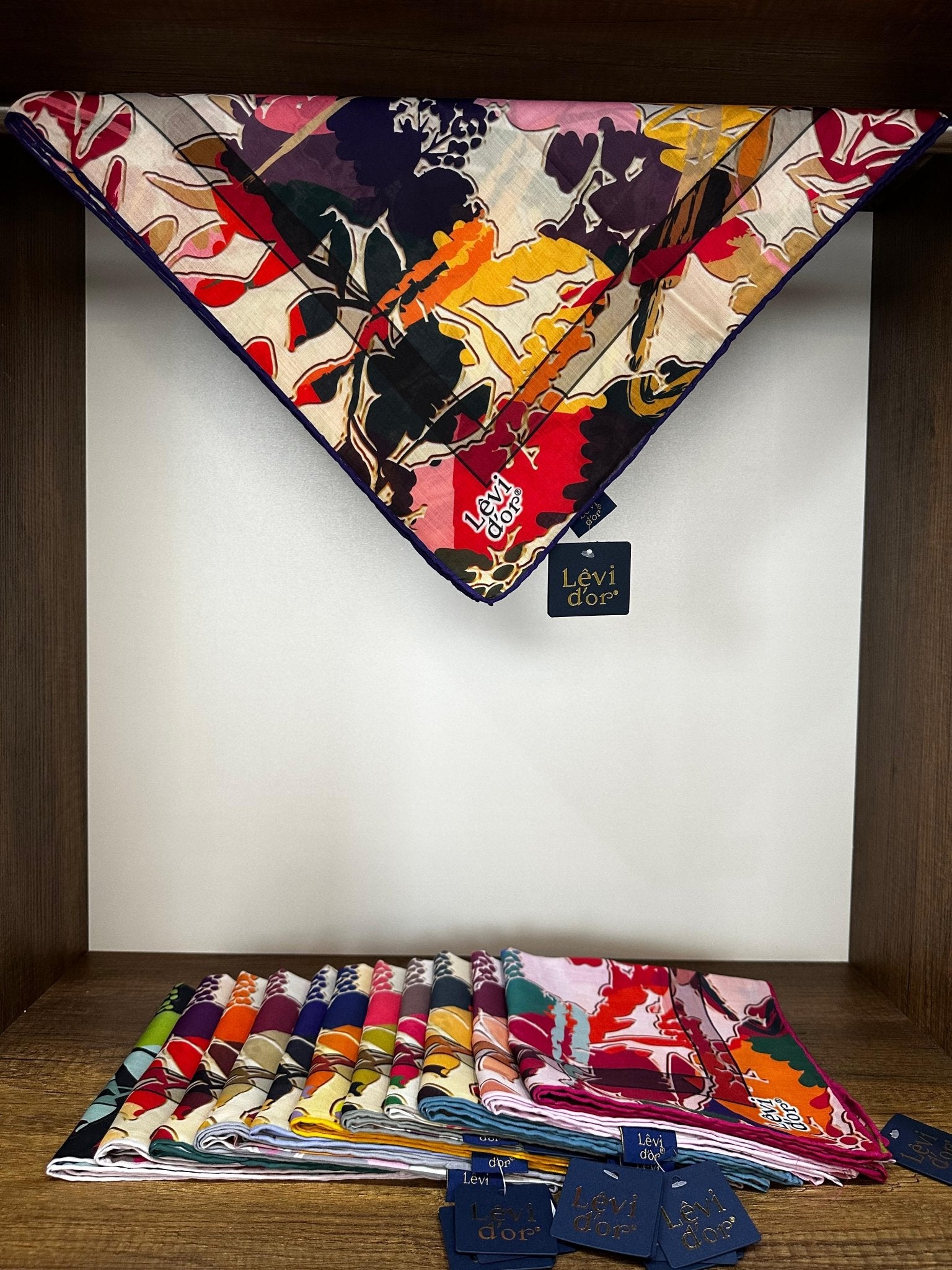 LEVİDOR Cotton Eşarp 16381 - Mürdüm Eriği - Organic ScarfsOrganic Scarfs