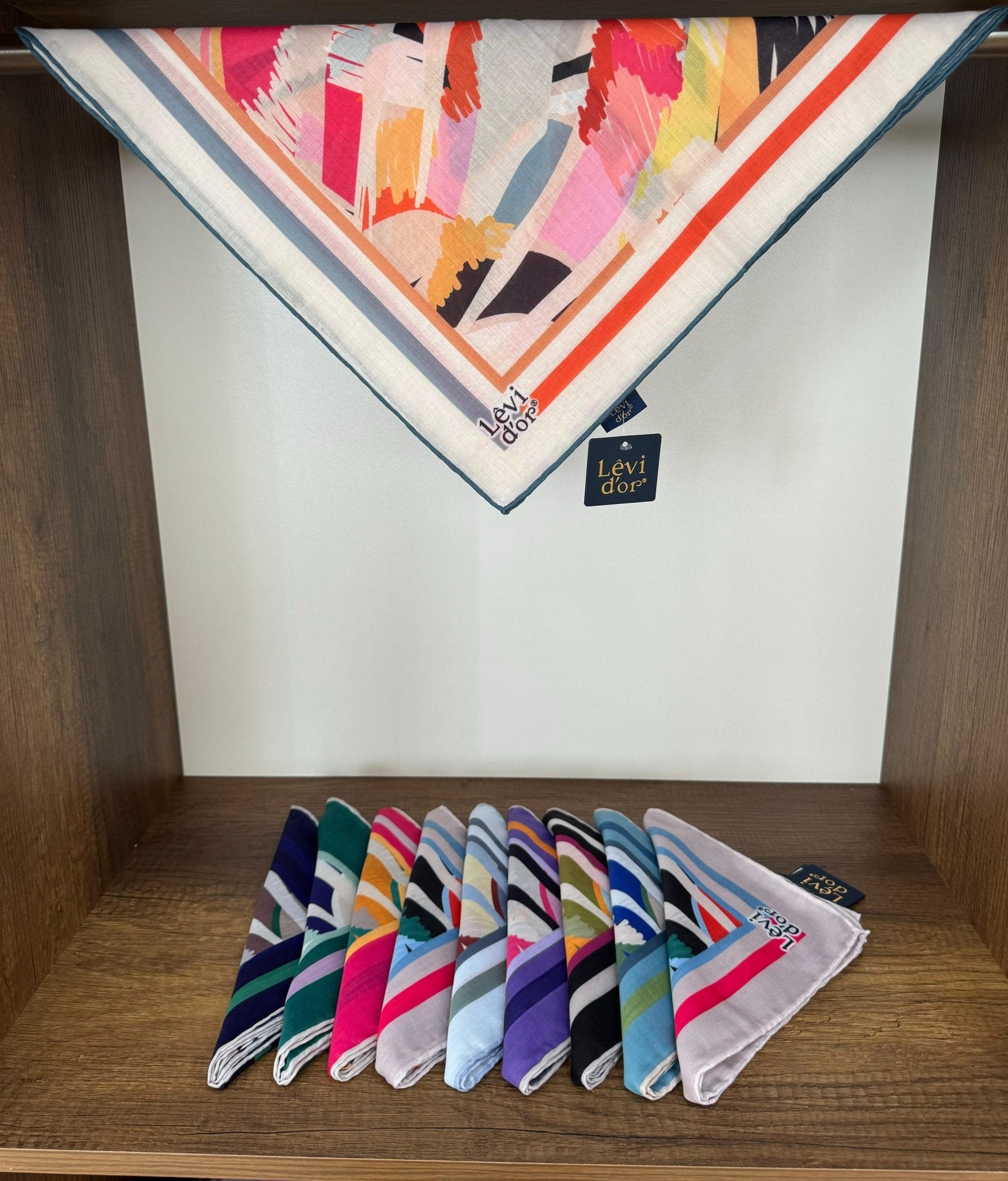 LEVİDOR Cotton Eşarp 16390 - Ekru - Organic ScarfsOrganic Scarfs