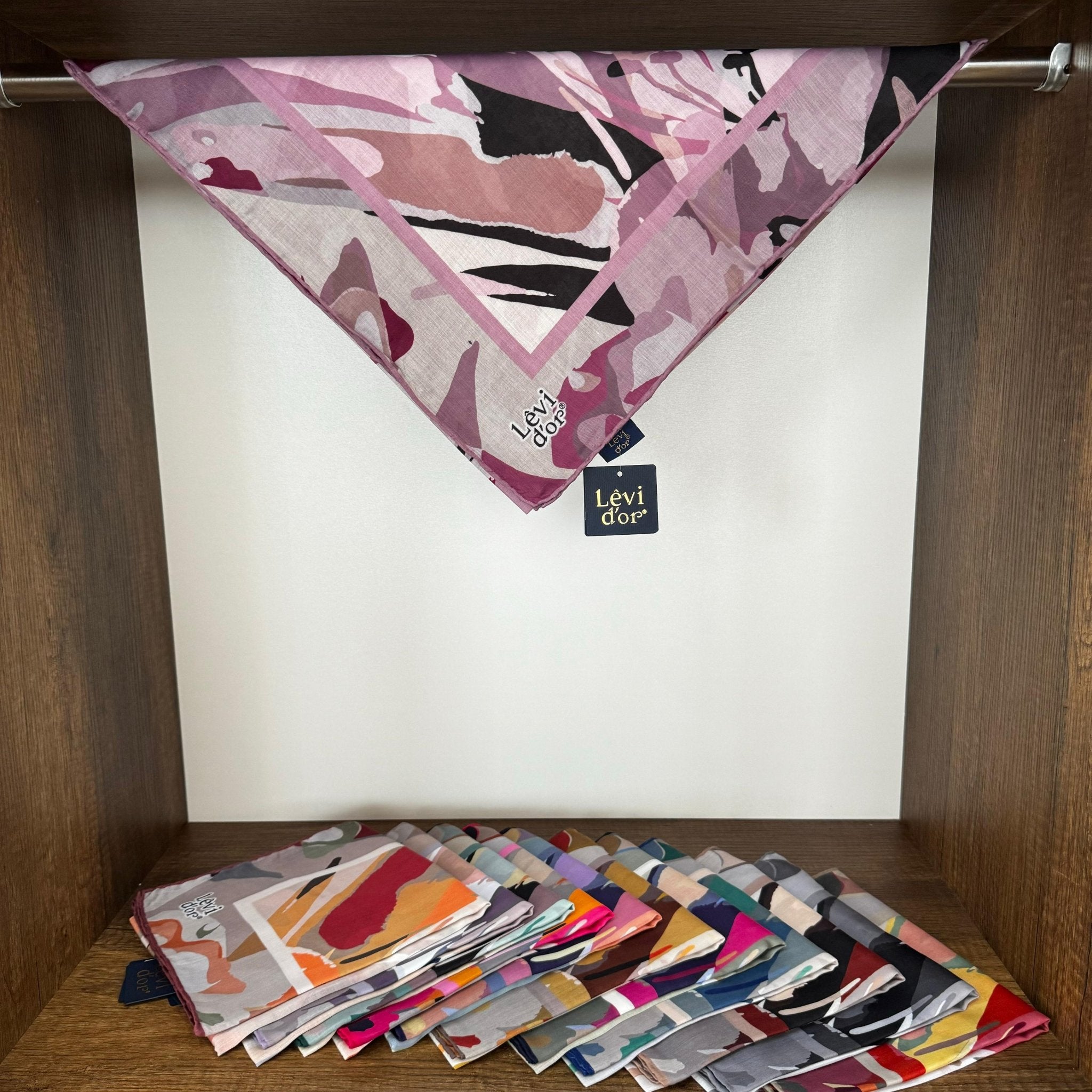 LEVİDOR Cotton Eşarp 16495 - Gül Kurusu - Organic ScarfsOrganic Scarfs